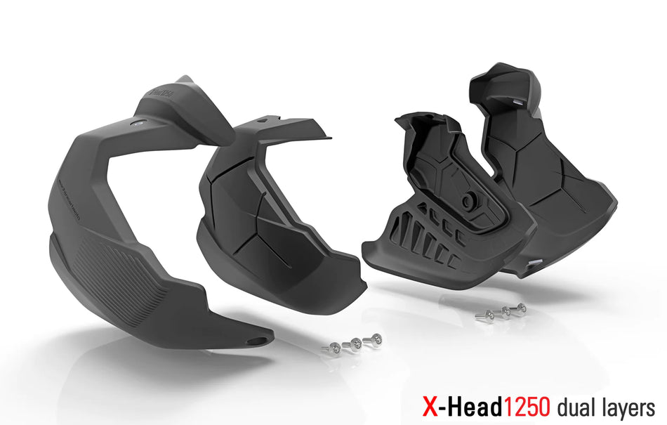 MachineArt Moto X-Head 1250 Cylinder Guards XH-1250 Fits R1250GS/RT/RS/R 2019-2023