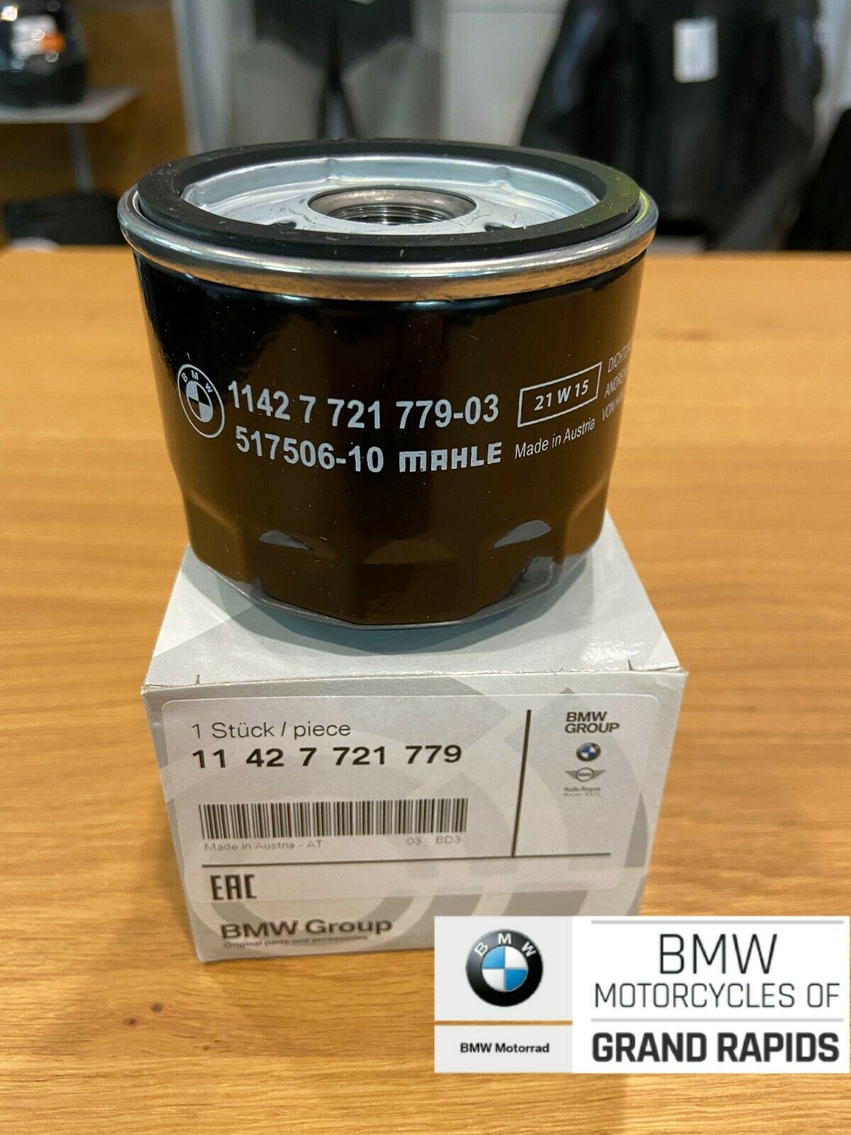 OIL FILTER 11427721779 FOR BMW MOTORCYCLE R1200/1250LC F750/850/900 S1000R/RR/XR